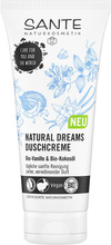 Krem pod prysznic natural dreams wanilia i olej kokosowy 200 ml - Sante