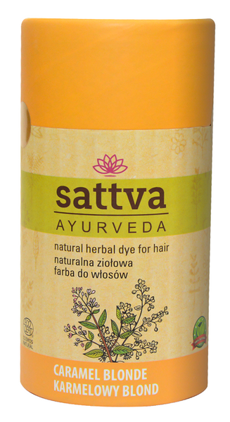 HENNA KARMELOWY BLOND ECO 150 g - SATTVA