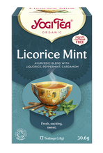 HERBATKA MIĘTA Z LUKRECJĄ (LICORICE MINT) BIO (17 x 1,8 g) 30,6 g - YOGI TEA