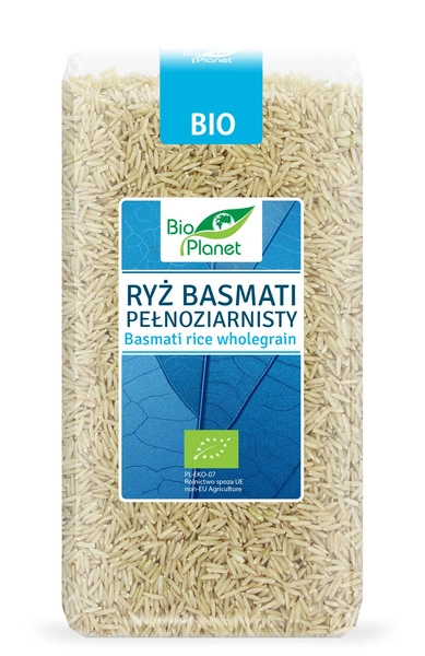 Ryż Basmati Pełnoziarnisty 500 g - Bio Planet