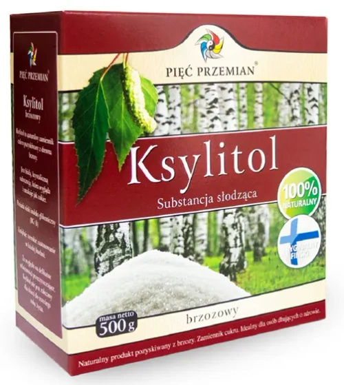Ksylitol cukier brzozowy 500 g - Pięć Przemian