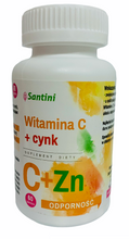 WITAMINA C + CYNK 60 TABLETEK (1000 mg + 10 mg) - SANTINI