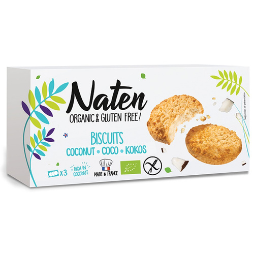 Ciastka Kokosowe Bezglutenowe 150g - Naten