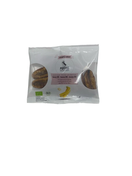 Banan Suszony Bio 15 G - Puffins