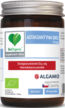 Astaksantyna ekstrakt 30 szt. 8 mg - Be Organic (EKO)