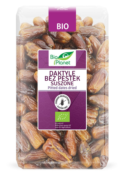 Daktyle Bez Pestek Suszone 1 kg - Bio Planet