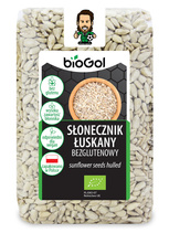 Słonecznik łuskany bezglutenowy 350 g - Biogol (BIO)