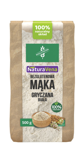 Mąka Gryczana Bezglutenowa 500g - NaturaVena