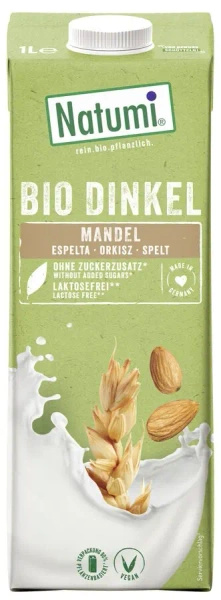 Napój orkiszowo migdałowy bez dodatku cukru 12 x 1 l - Natumi (EKO)