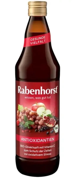 Sok wieloowocowy NFC antyoksydant 750 ml - Rabenhorst (EKO)