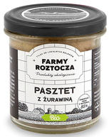 Pasztet Drobiowo   Wieprzowy Z Żurawiną Bio 180 G (Słoik)  -  FARMY ROZTOCZA