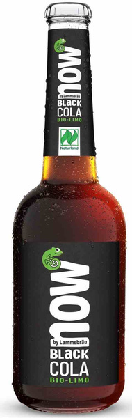 Black cola z guaraną 330 ml - Now (EKO)