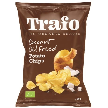Chipsy Ziemniaczane Smażone Na Oleju Kokosowym Bio 100 G  -  TRAFO