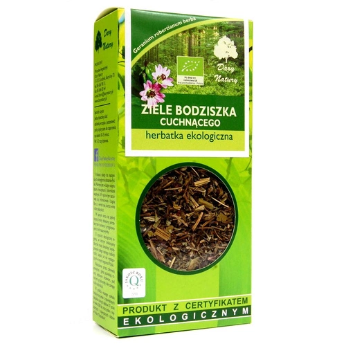 Herbatka Ziele Bodziszka Cuchnącego Bio 25 G - Dary Natury