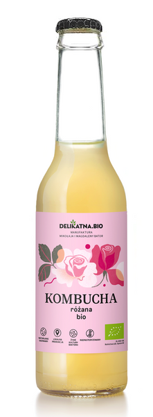 KOMBUCHA RÓŻANA BIO 270 ml - ZAKWASOWNIA