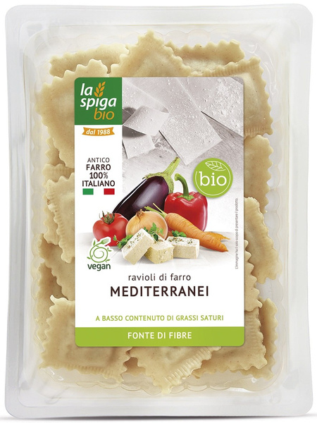 Ravioli świeże z warzywami i tofu 250 g - La Spiga (EKO)