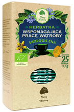 Herbatka Wspomagająca Pracę Wątroby Bio (25 X 1,5 G) 37,5 G  -  DARY NATURY