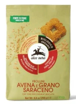 Ciastka owsiano gryczane z dodatkiem oliwy 250 g - Alce Nero (EKO)