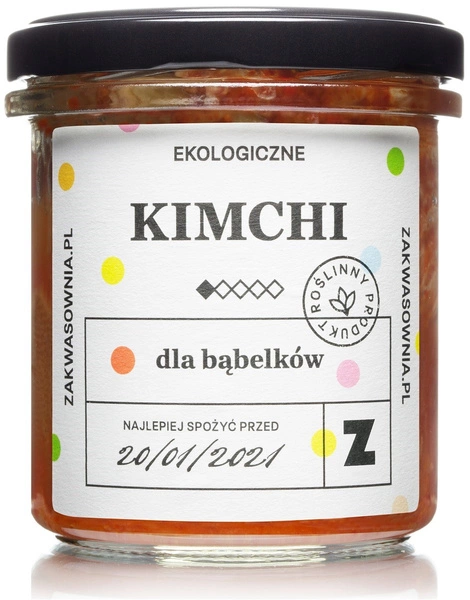 Kimchi Dla Bąbelków Bio 300 G - Delikatna (Zakwasownia)