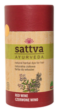 Henna czerwone wino 150 g - Sattva