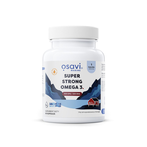Omega-3 super strong bezglutenowa 60 szt. - Osavi