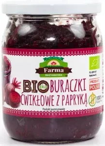 Buraczki Ćwikłowe z Papryką 420g - Farma Świętokrzyska