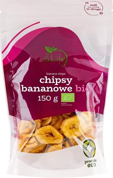 Chipsy Bananowe 150g - BioLife