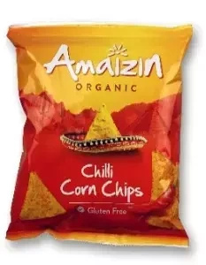 Chipsy Kukurydziane Chili Bez Glutenu 75g - Amaizin