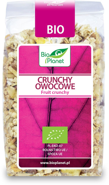 Crunchy Owocowe 250g - Bio Planet - BIO EKO