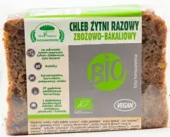 Ekologiczny Chleb Krojony Żytni Razowy Zbożowo-Bakaliowy 350g - BioPiekarz Nowakowski