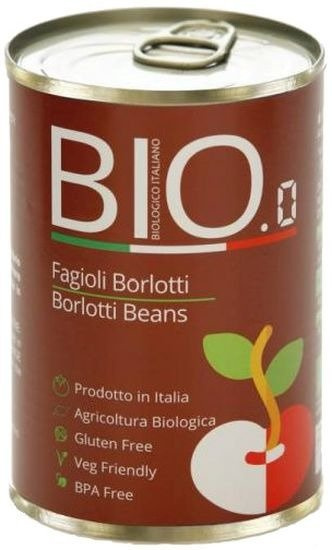 Fasola Żurawinowa "Borlotti" w Puszce 400g - Biologico Italiano