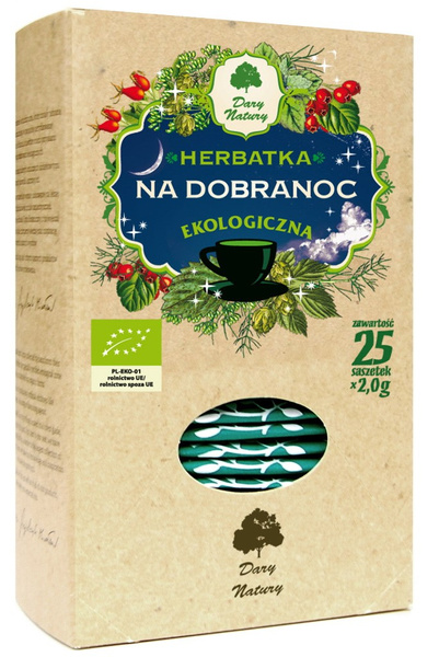 Herbata Na Dobranoc 25x2g - Dary Natury