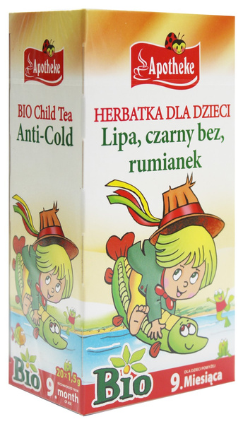 Herbatka Dla Dzieci Przy Przeziębieniu 20x1,5g - Apotheke EKO