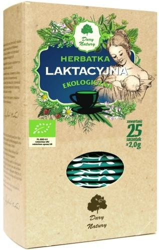 Herbatka Laktacyjna w Saszetkach 25x2g - Dary Natury