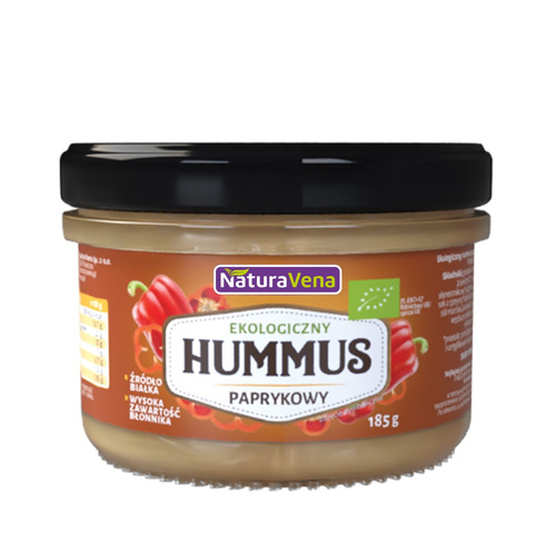 Hummus Paprykowy 185g - NaturaVena