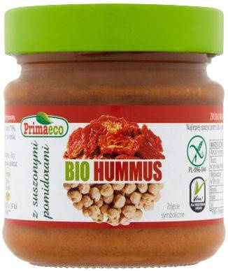 Hummus z Suszonymi Pomidorami 160g - Primaeco 