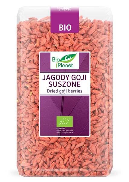 Jagody Goji Suszone 1kg - Bio Planet - BIO EKO