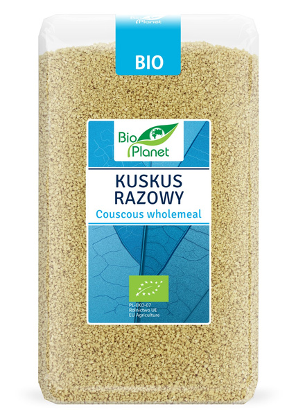 Kasza Kuskus Razowy 1kg - Bio Planet - BIO EKO