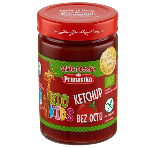 Ketchup Dla Dzieci Bez Cukru 315g - Primaeco