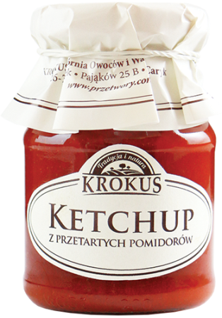 Ketchup Przetarte Pomidory 180g - Krokus