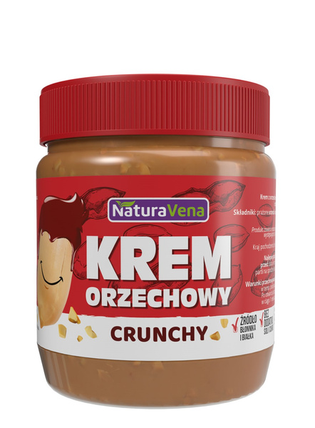 Krem Orzechowy Crunchy 340g - NaturaVena