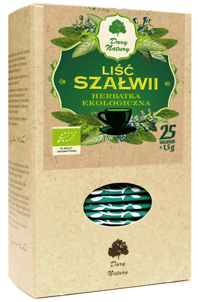 Liść Szławii Herbatka w Saszetkach 25x1,5g - Dary Natury