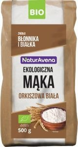 Mąka Orkiszowa Biała 500g - NaturaVena