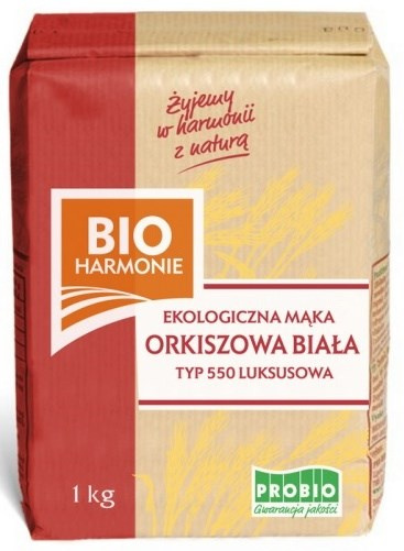 Mąka Orkiszowa Typ 550 Luksusowa 1kg - Bio Harmonie