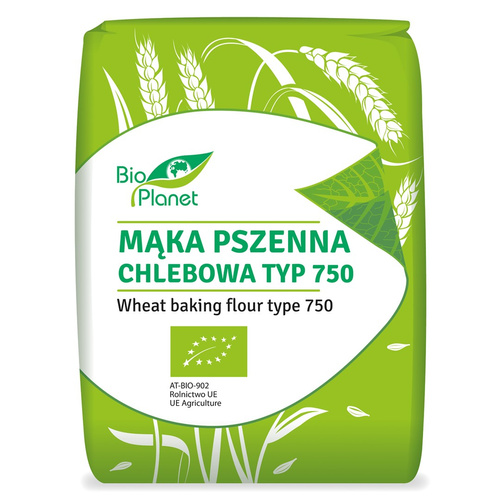 Mąka Pszenna Chlebowa Typ 750 1kg - Bio Planet EKO