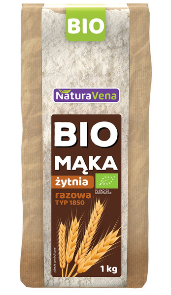 Mąka Żytnia Typ 1850 1kg - NaturaVena