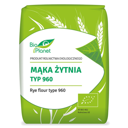 Mąka Żytnia Typ 960 1kg - Bio Planet - EKO