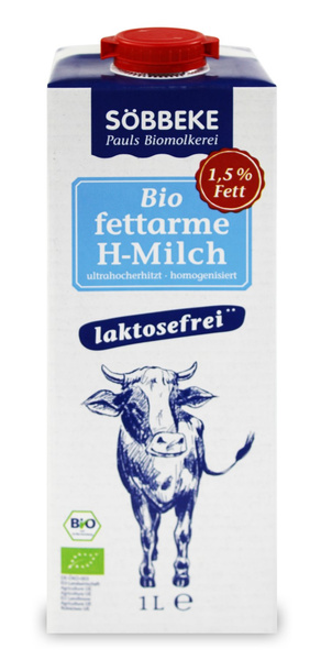 Mleko Krowie Bez Laktozy 1,5% 1l - Sobbeke