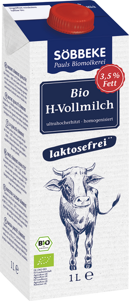 Mleko Krowie Bez Laktozy 3,5% 1L - SOBBEKE