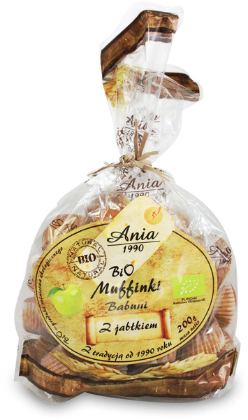 Muffinki Babuni z Jabłkiem 200g - Bio Ania